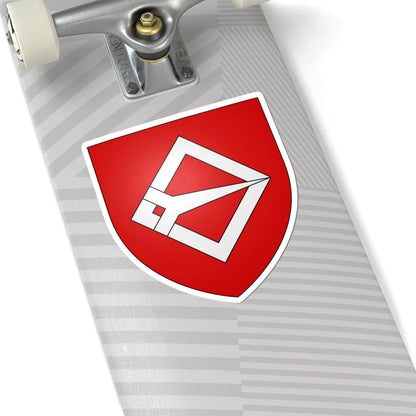 Armoiries de Hollenfeltz (Luxembourg) (Coat of Arms) STICKER Vinyl Kiss-Cut Decal - The Sticker Space