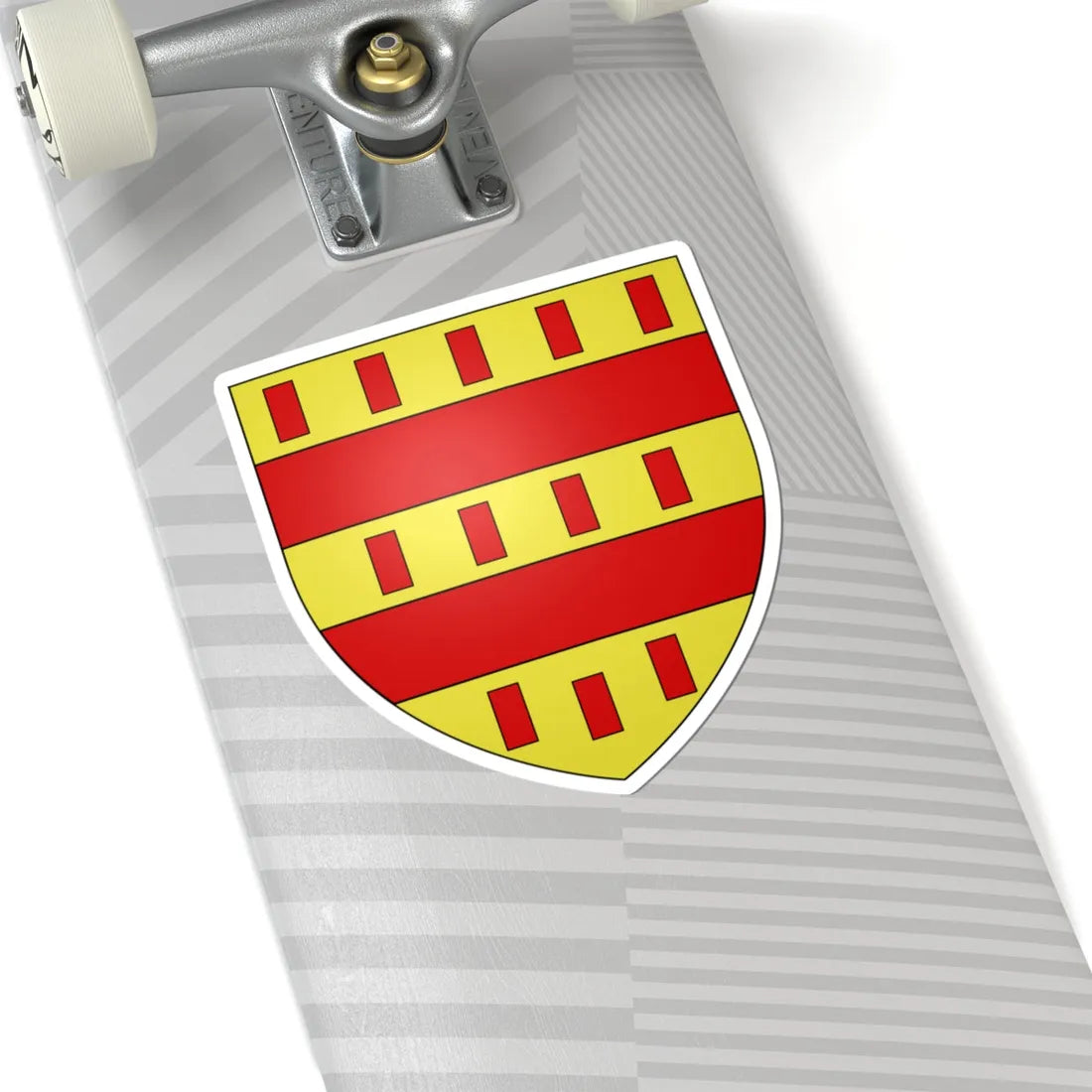 Armoiries de Hunolstein 1 (Luxembourg) (Coat of Arms) STICKER Vinyl Kiss-Cut Decal - The Sticker Space