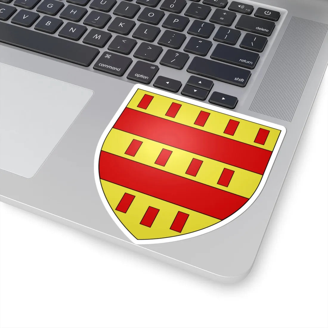 Armoiries de Hunolstein 1 (Luxembourg) (Coat of Arms) STICKER Vinyl Kiss-Cut Decal - The Sticker Space