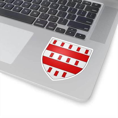 Armoiries de Hunolstein 2 (Luxembourg) (Coat of Arms) STICKER Vinyl Kiss-Cut Decal - The Sticker Space
