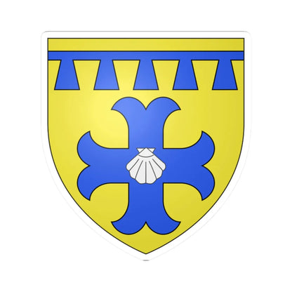 Armoiries de Jegen (Luxembourg) (Coat of Arms) STICKER Vinyl Kiss-Cut Decal 2 Inch White - The Sticker Space