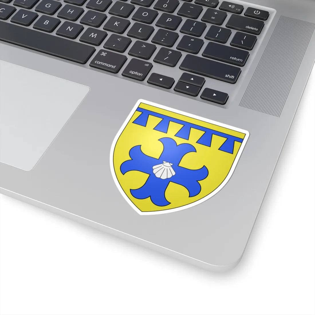 Armoiries de Jegen (Luxembourg) (Coat of Arms) STICKER Vinyl Kiss-Cut Decal - The Sticker Space