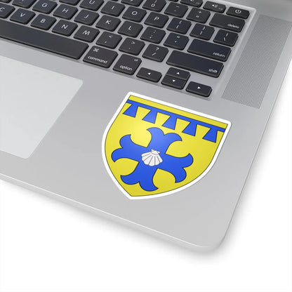 Armoiries de Jegen (Luxembourg) (Coat of Arms) STICKER Vinyl Kiss-Cut Decal - The Sticker Space