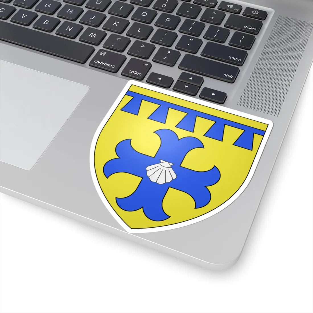 Armoiries de Jegen (Luxembourg) (Coat of Arms) STICKER Vinyl Kiss-Cut Decal - The Sticker Space
