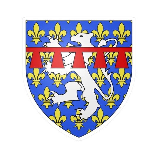 Armoiries de Junkerode 2 (Luxembourg) (Coat of Arms) STICKER Vinyl Kiss-Cut Decal 2 Inch White - The Sticker Space