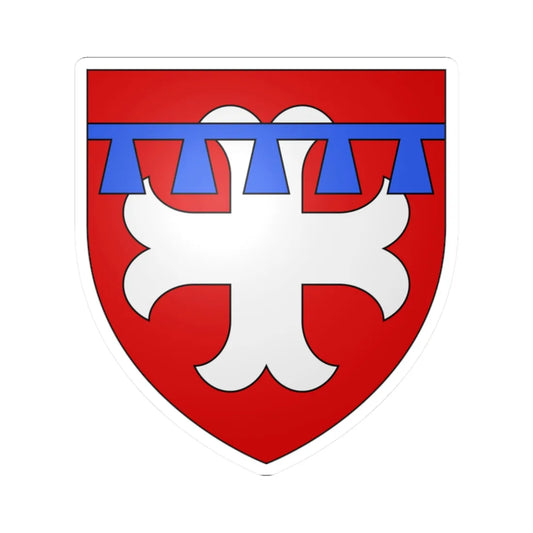 Armoiries de Kahler (Luxembourg) (Coat of Arms) STICKER Vinyl Kiss-Cut Decal 2 Inch White - The Sticker Space