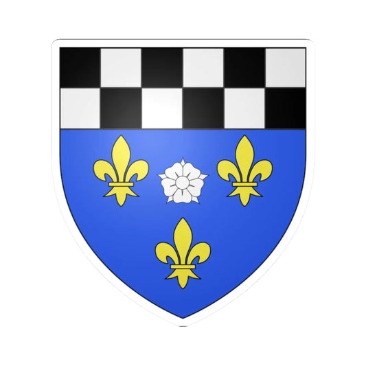 Armoiries de Kaldenborn (Luxembourg) (Coat of Arms) STICKER Vinyl Kiss-Cut Decal 2 Inch White - The Sticker Space