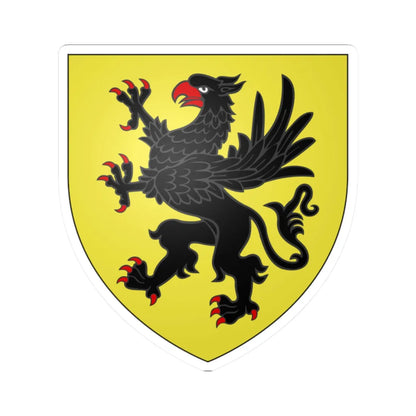 Armoiries de Kayl (Luxembourg) (Coat of Arms) STICKER Vinyl Kiss-Cut Decal 2 Inch White - The Sticker Space