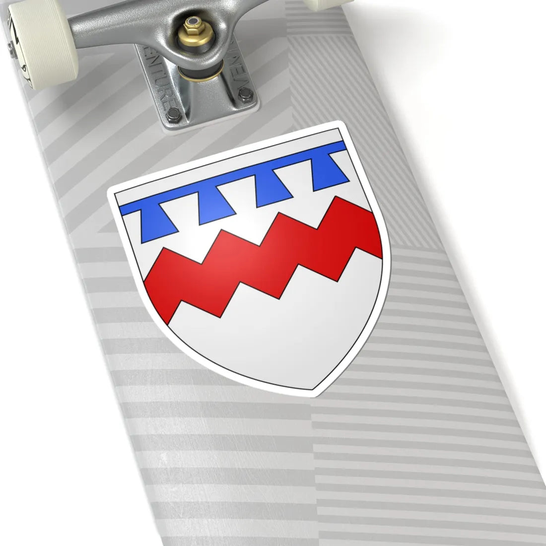 Armoiries de Kerpen 2 (Luxembourg) (Coat of Arms) STICKER Vinyl Kiss-Cut Decal - The Sticker Space