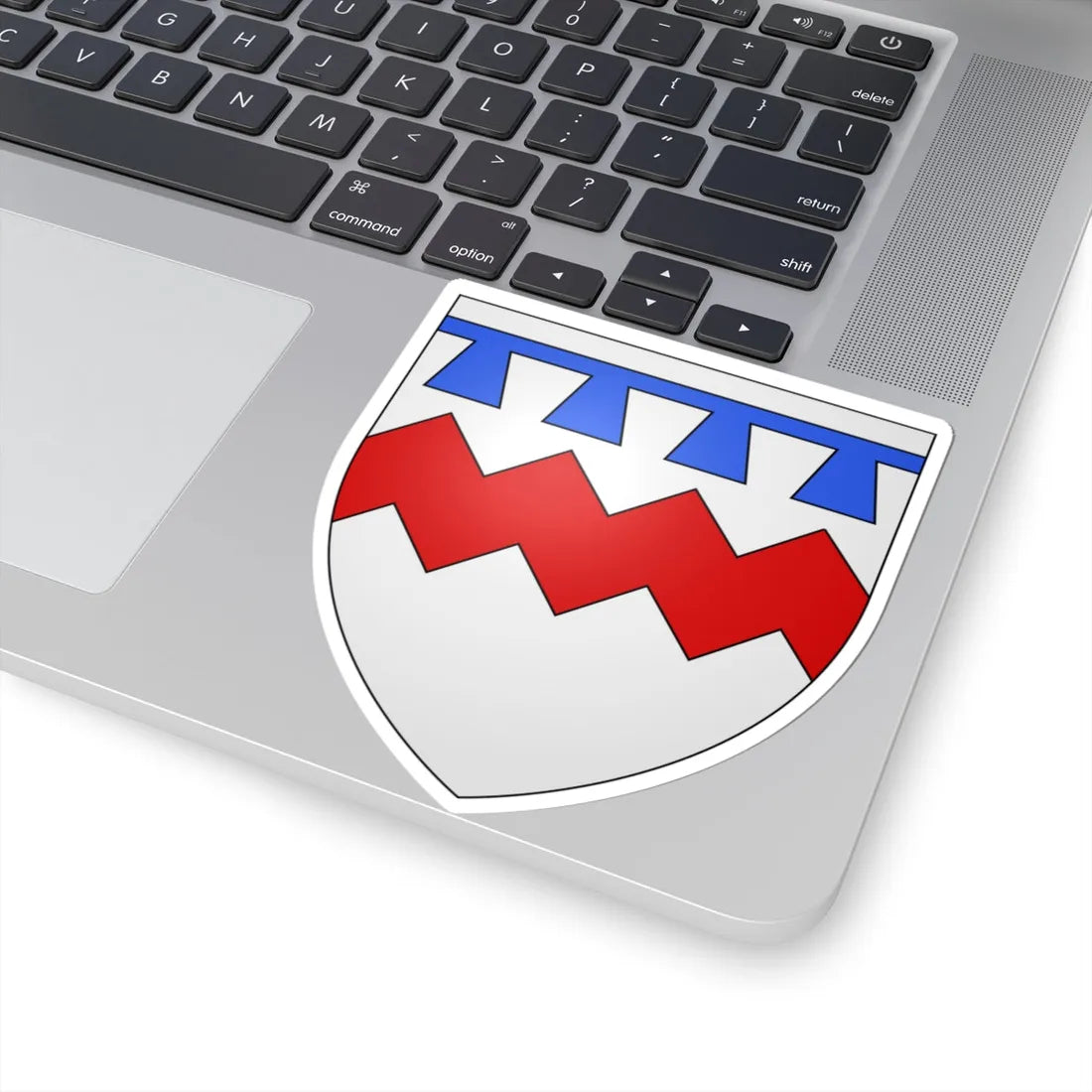 Armoiries de Kerpen 2 (Luxembourg) (Coat of Arms) STICKER Vinyl Kiss-Cut Decal - The Sticker Space