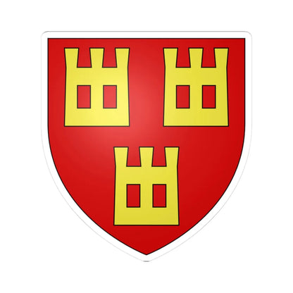 Armoiries de La Tour 1 (Belgium) (Coat of Arms) STICKER Vinyl Kiss-Cut Decal 3 Inch White - The Sticker Space