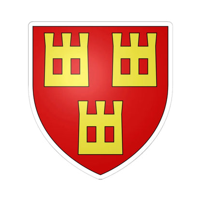 Armoiries de La Tour 1 (Belgium) (Coat of Arms) STICKER Vinyl Kiss-Cut Decal 6 Inch White - The Sticker Space