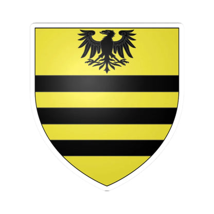 Armoiries de Landscheid (Luxembourg) (Coat of Arms) STICKER Vinyl Kiss-Cut Decal 2 Inch White - The Sticker Space