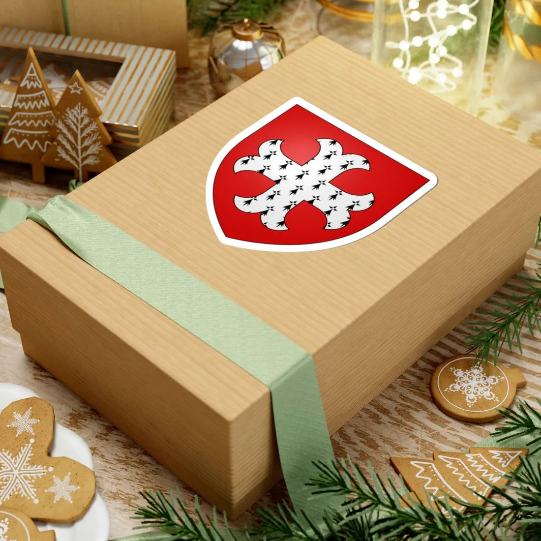 Armoiries de Larochette 4 (Luxembourg) (Coat of Arms) STICKER Vinyl Kiss-Cut Decal - The Sticker Space