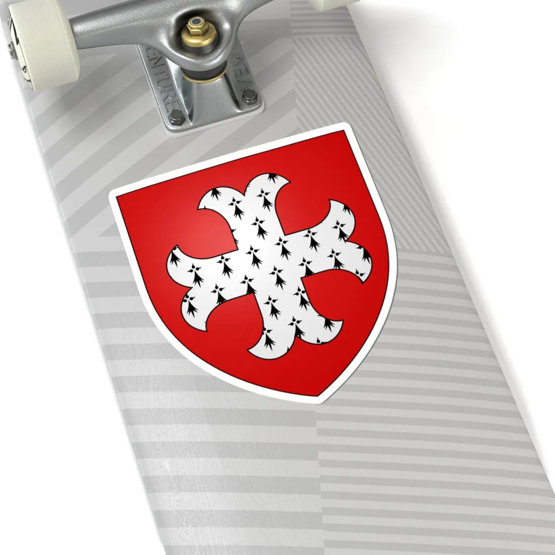 Armoiries de Larochette 4 (Luxembourg) (Coat of Arms) STICKER Vinyl Kiss-Cut Decal - The Sticker Space