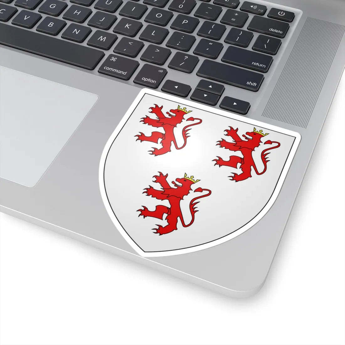 Armoiries de Liessem (Luxembourg) (Coat of Arms) STICKER Vinyl Kiss-Cut Decal - The Sticker Space