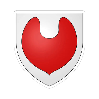 Armoiries de Linster 1 (Luxembourg) (Coat of Arms) STICKER Vinyl Kiss-Cut Decal 6 Inch White - The Sticker Space