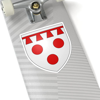 Armoiries de Lissingen 2 (Luxembourg) (Coat of Arms) STICKER Vinyl Kiss-Cut Decal - The Sticker Space