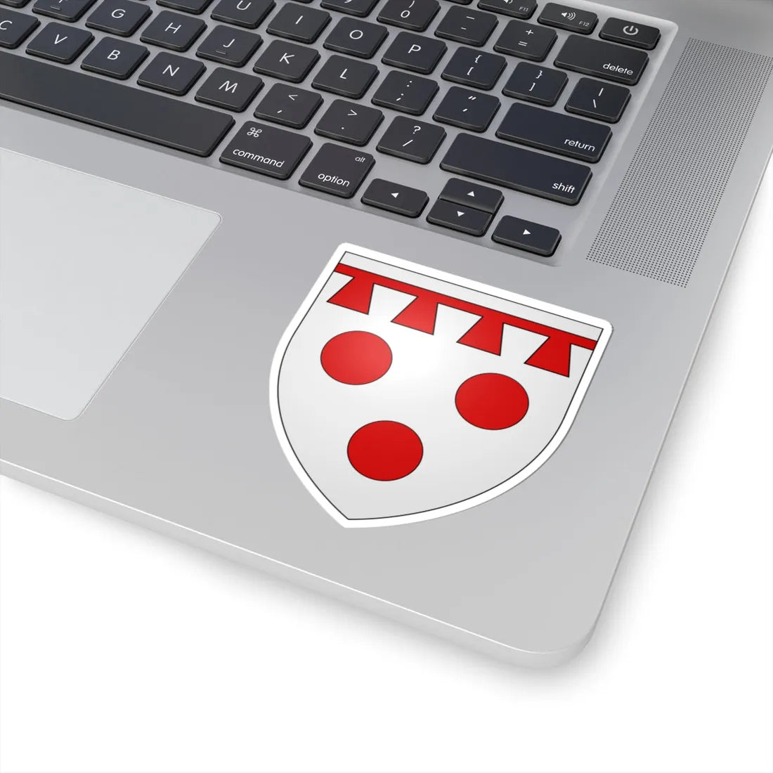 Armoiries de Lissingen 2 (Luxembourg) (Coat of Arms) STICKER Vinyl Kiss-Cut Decal - The Sticker Space