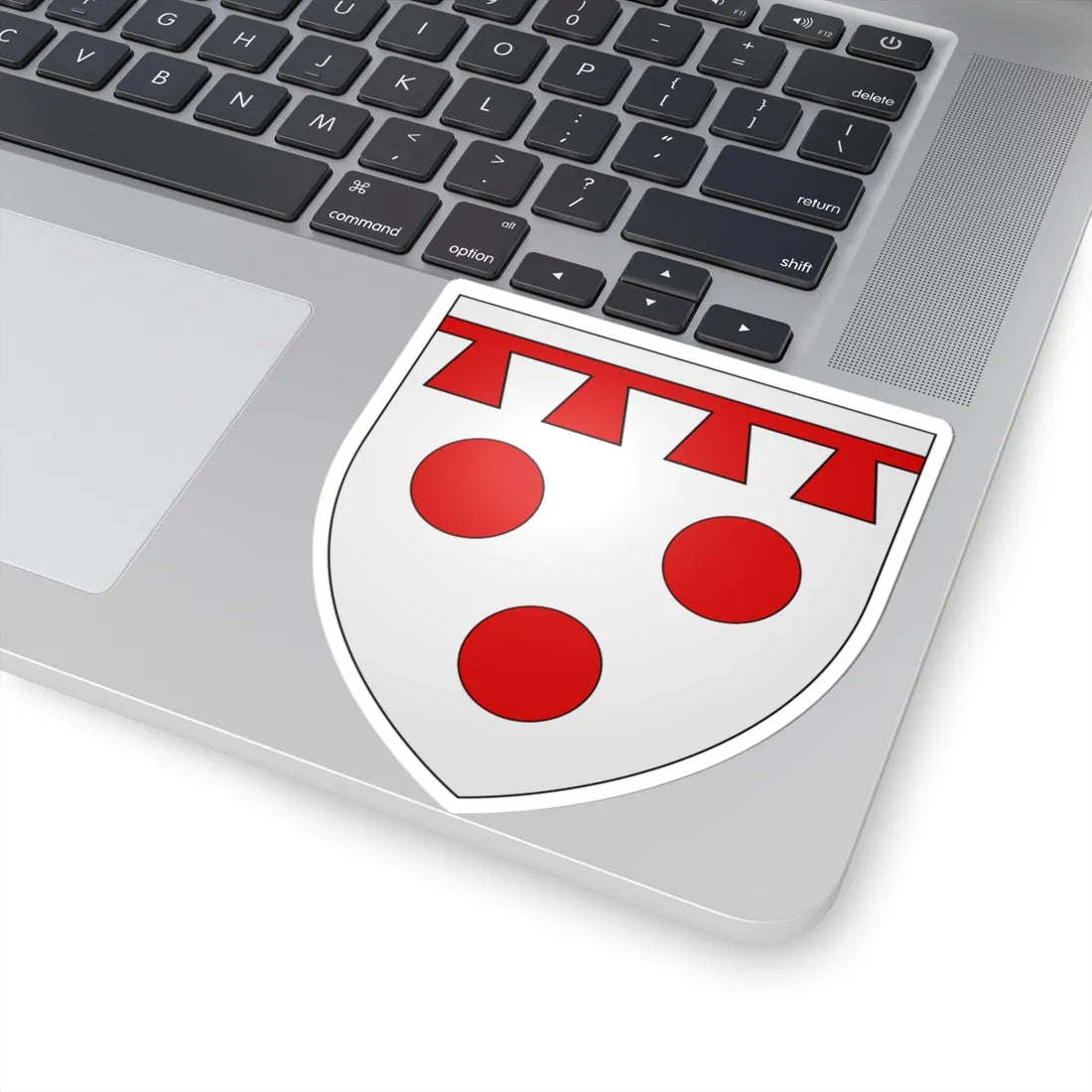 Armoiries de Lissingen 2 (Luxembourg) (Coat of Arms) STICKER Vinyl Kiss-Cut Decal - The Sticker Space