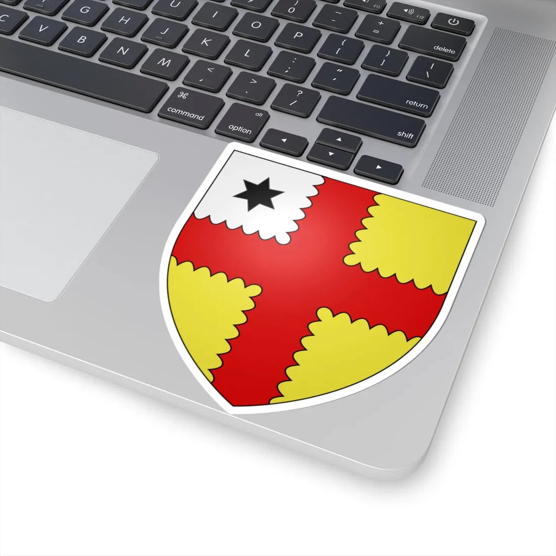 Armoiries de Lontzen (Luxembourg) (Coat of Arms) STICKER Vinyl Kiss-Cut Decal - The Sticker Space