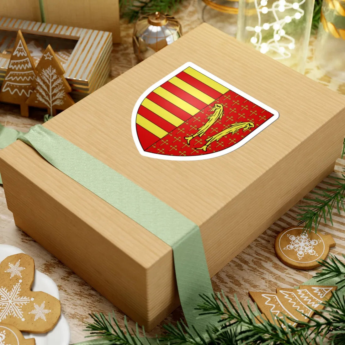 Armoiries de Looz 2 (Belgium) (Coat of Arms) STICKER Vinyl Kiss-Cut Decal - The Sticker Space