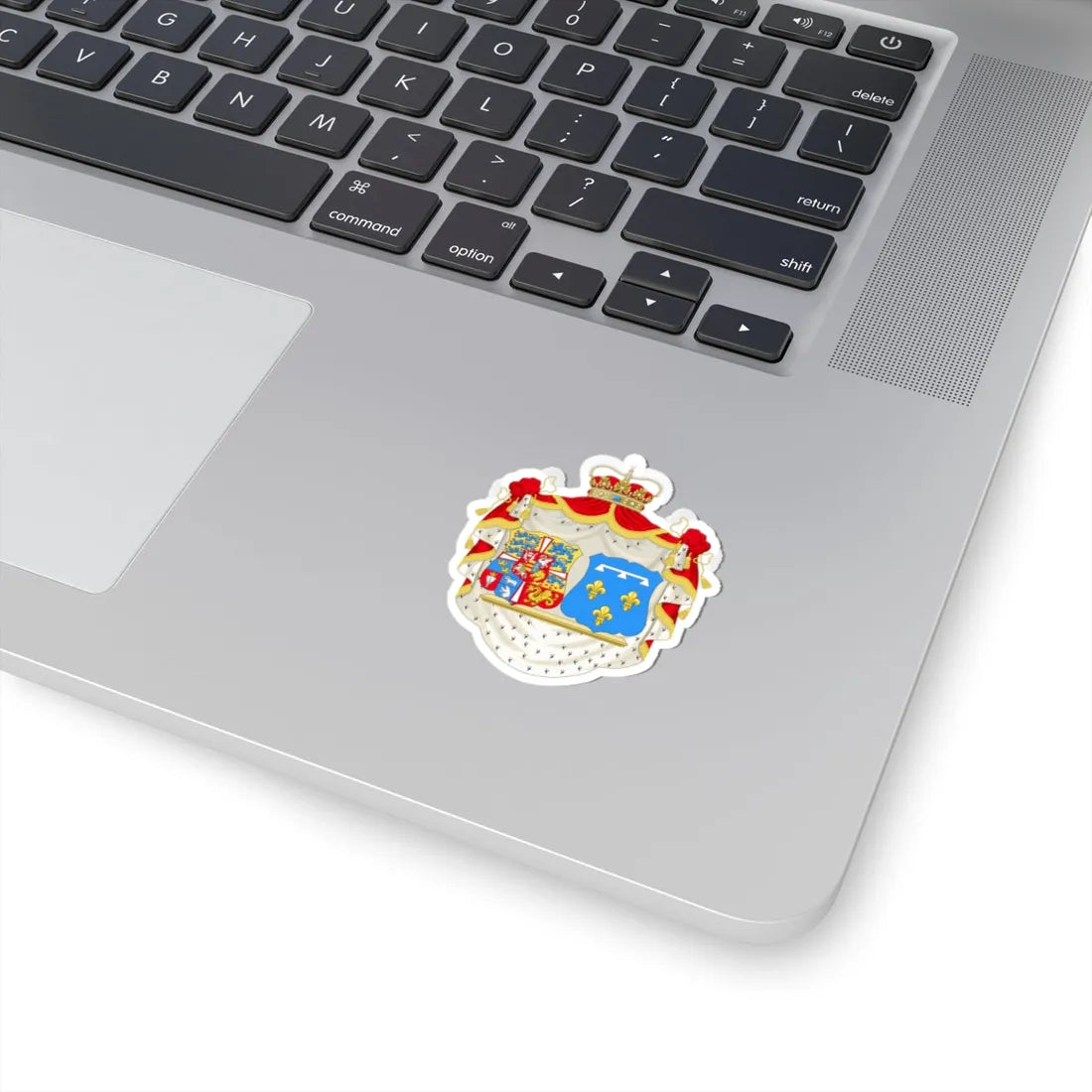 Armoiries de Marie dOrléans princesse de Danemark (Denmark) (Coat of Arms) STICKER Vinyl Kiss-Cut Decal - The Sticker Space