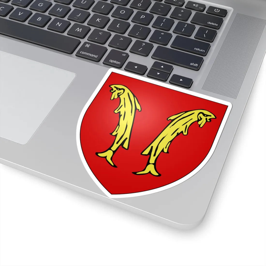 Armoiries de Mellier 1 (Belgium) (Coat of Arms) STICKER Vinyl Kiss-Cut Decal - The Sticker Space