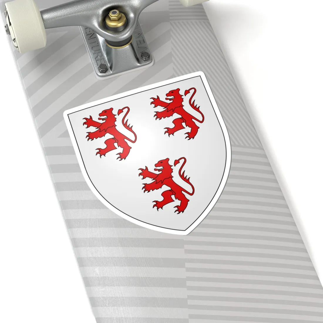 Armoiries de Mellier 3 (Belgium) (Coat of Arms) STICKER Vinyl Kiss-Cut Decal - The Sticker Space