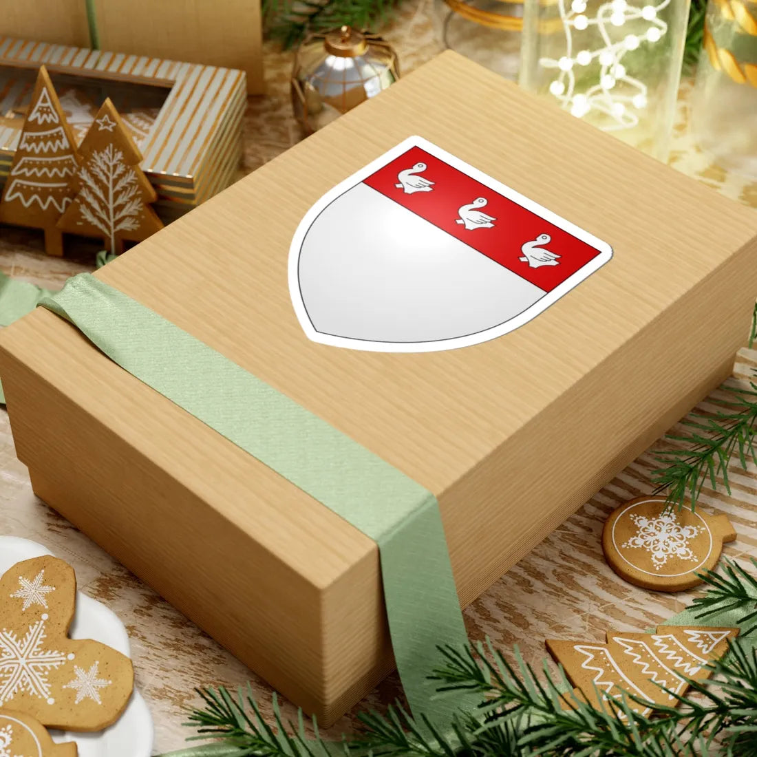 Armoiries de Meysembourg 2 (Luxembourg) (Coat of Arms) STICKER Vinyl Kiss-Cut Decal - The Sticker Space