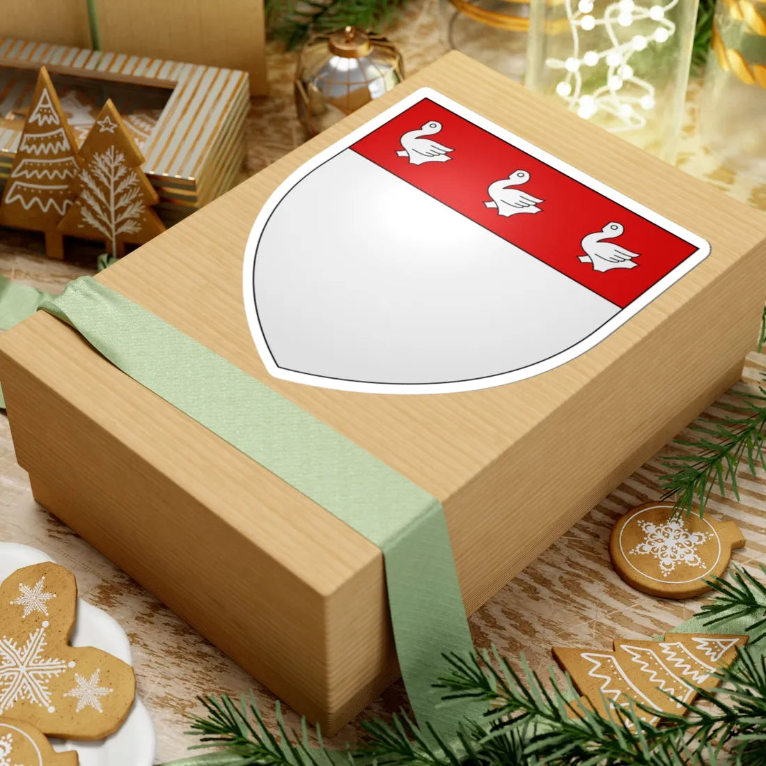 Armoiries de Meysembourg 2 (Luxembourg) (Coat of Arms) STICKER Vinyl Kiss-Cut Decal - The Sticker Space