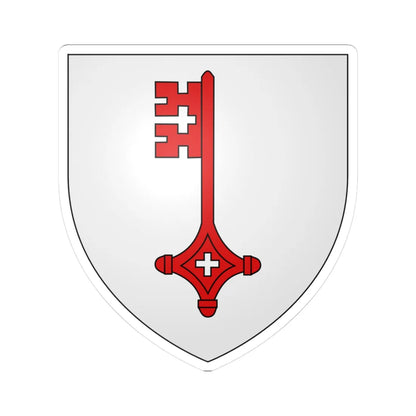 Armoiries de Moncler (Luxembourg) (Coat of Arms) STICKER Vinyl Kiss-Cut Decal 3 Inch White - The Sticker Space