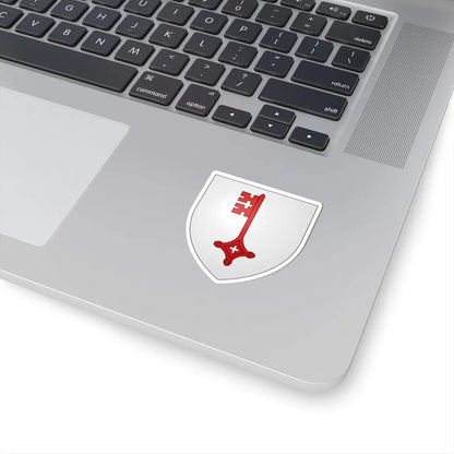Armoiries de Moncler (Luxembourg) (Coat of Arms) STICKER Vinyl Kiss-Cut Decal - The Sticker Space