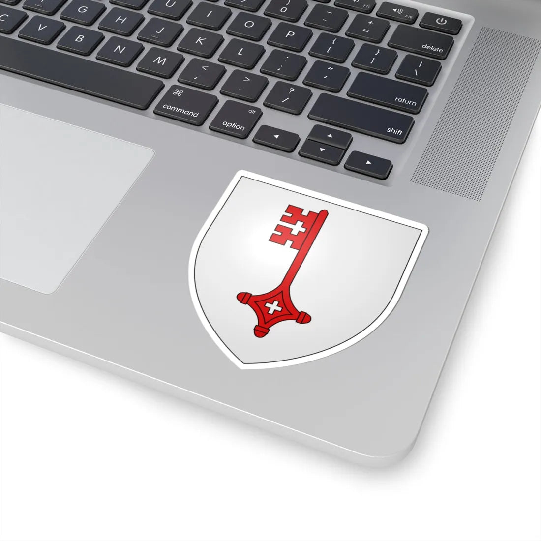 Armoiries de Moncler (Luxembourg) (Coat of Arms) STICKER Vinyl Kiss-Cut Decal - The Sticker Space