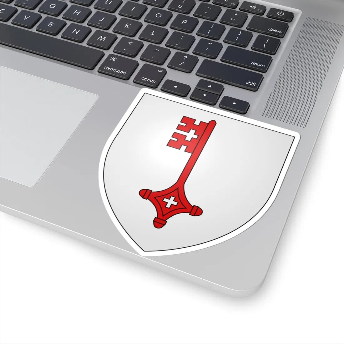 Armoiries de Moncler (Luxembourg) (Coat of Arms) STICKER Vinyl Kiss-Cut Decal - The Sticker Space