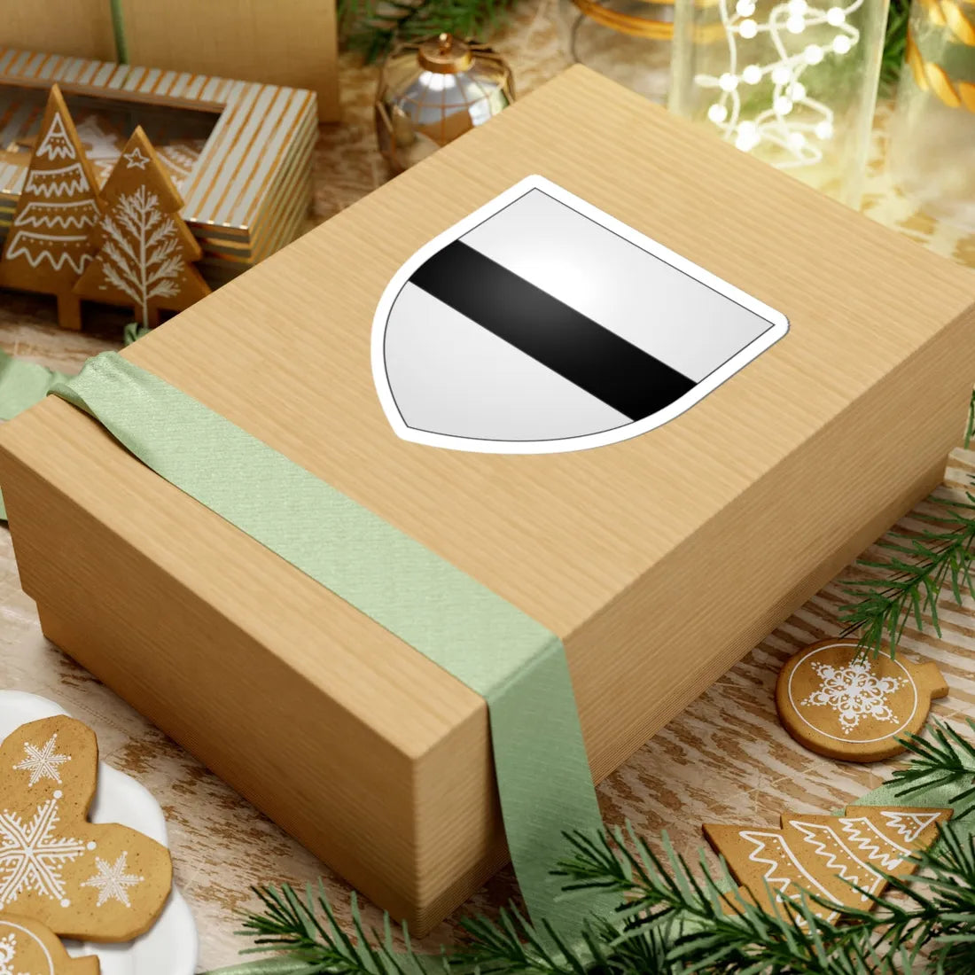 Armoiries de Montjardin 1 (Belgium) (Coat of Arms) STICKER Vinyl Kiss-Cut Decal - The Sticker Space