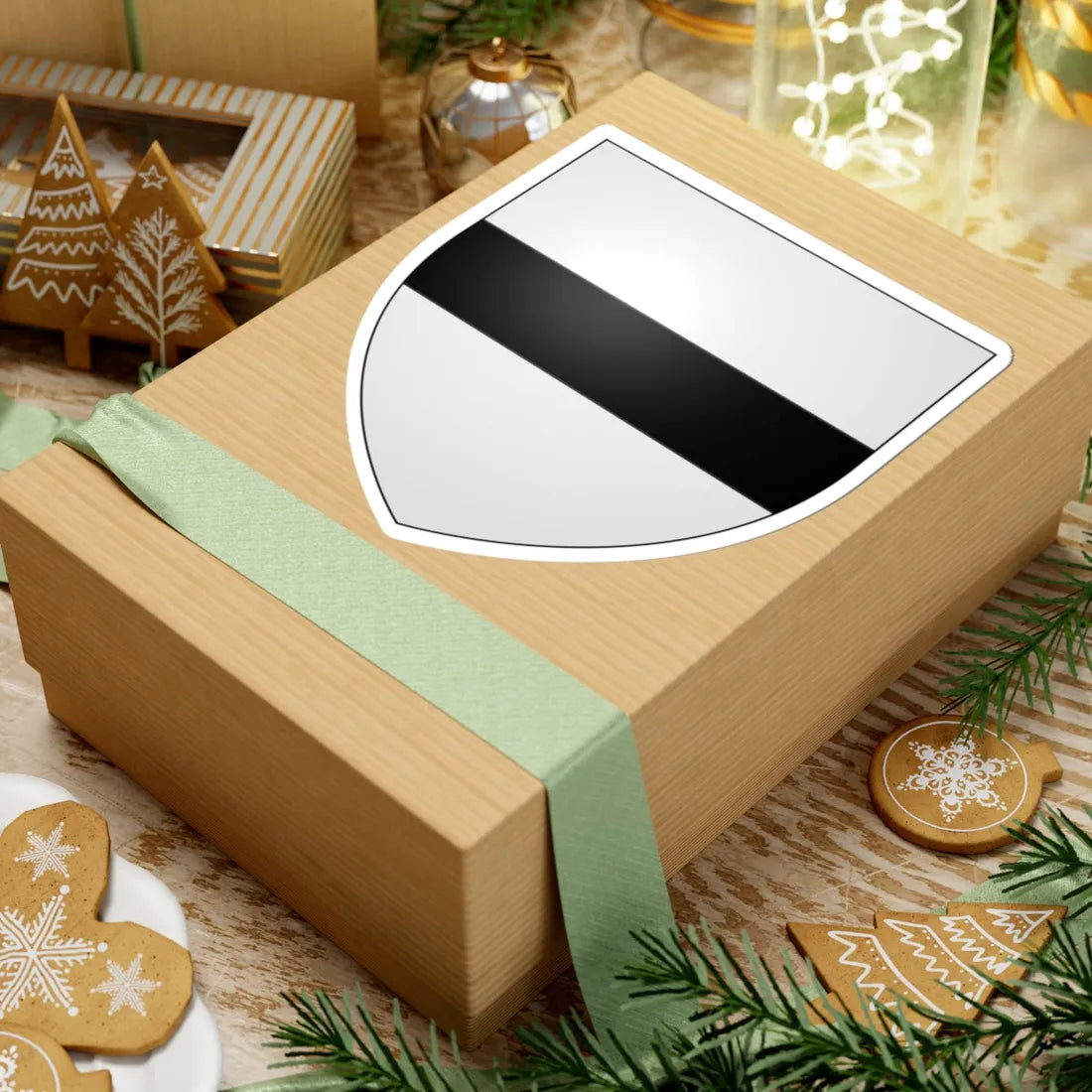 Armoiries de Montjardin 1 (Belgium) (Coat of Arms) STICKER Vinyl Kiss-Cut Decal - The Sticker Space