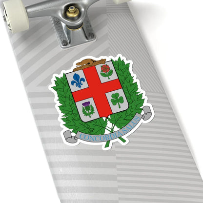 Armoiries de Montréal 1938 (Canada) (Coat of Arms) STICKER Vinyl Kiss-Cut Decal - The Sticker Space