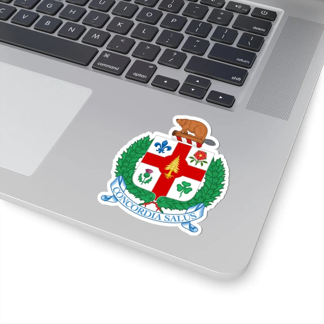 Armoiries de Montréal 2017 (Canada) (Coat of Arms) STICKER Vinyl Kiss-Cut Decal - The Sticker Space