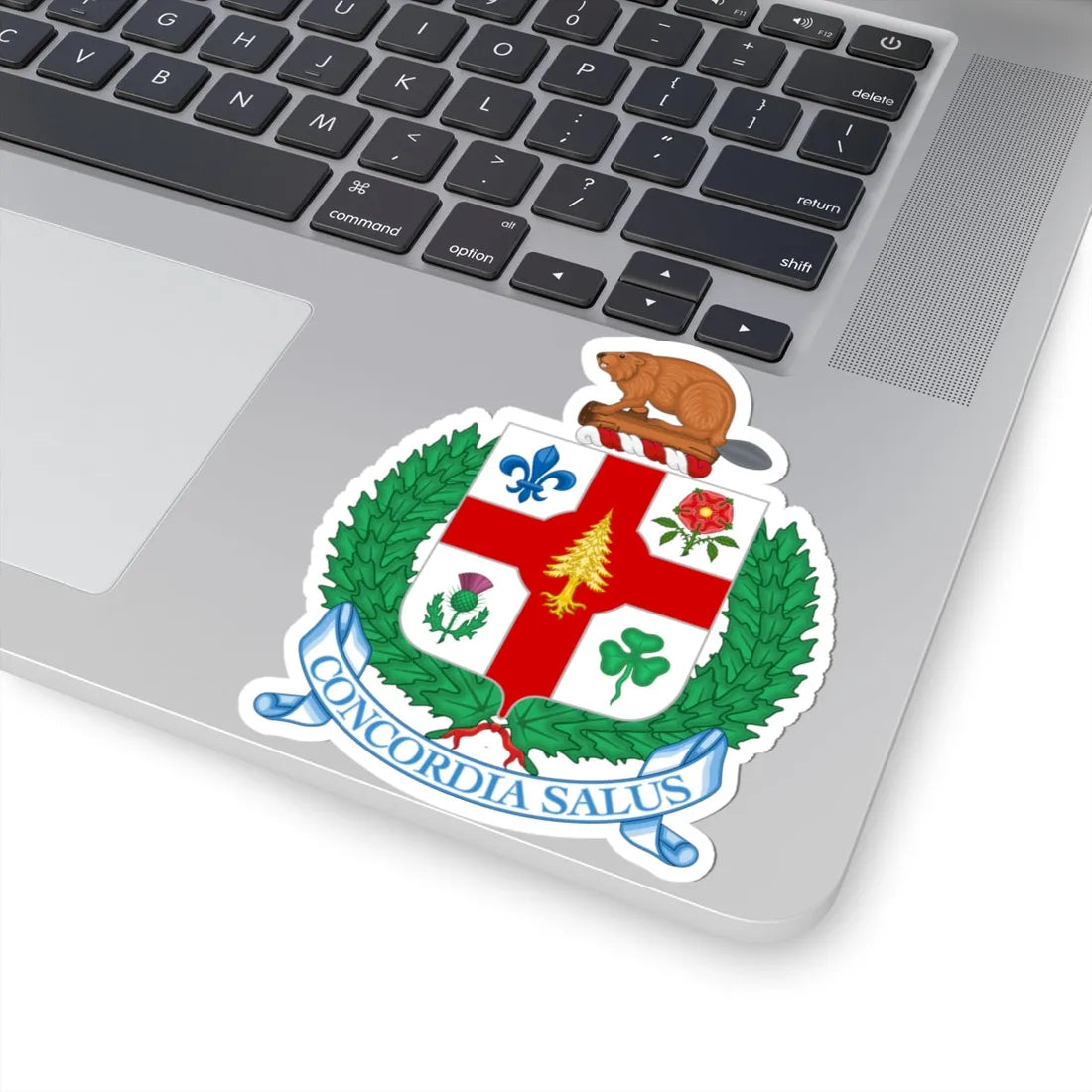 Armoiries de Montréal 2017 (Canada) (Coat of Arms) STICKER Vinyl Kiss-Cut Decal - The Sticker Space