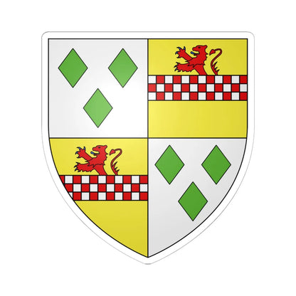 Armoiries de Presseux 2 (Belgium) (Coat of Arms) STICKER Vinyl Kiss-Cut Decal 6 Inch White - The Sticker Space