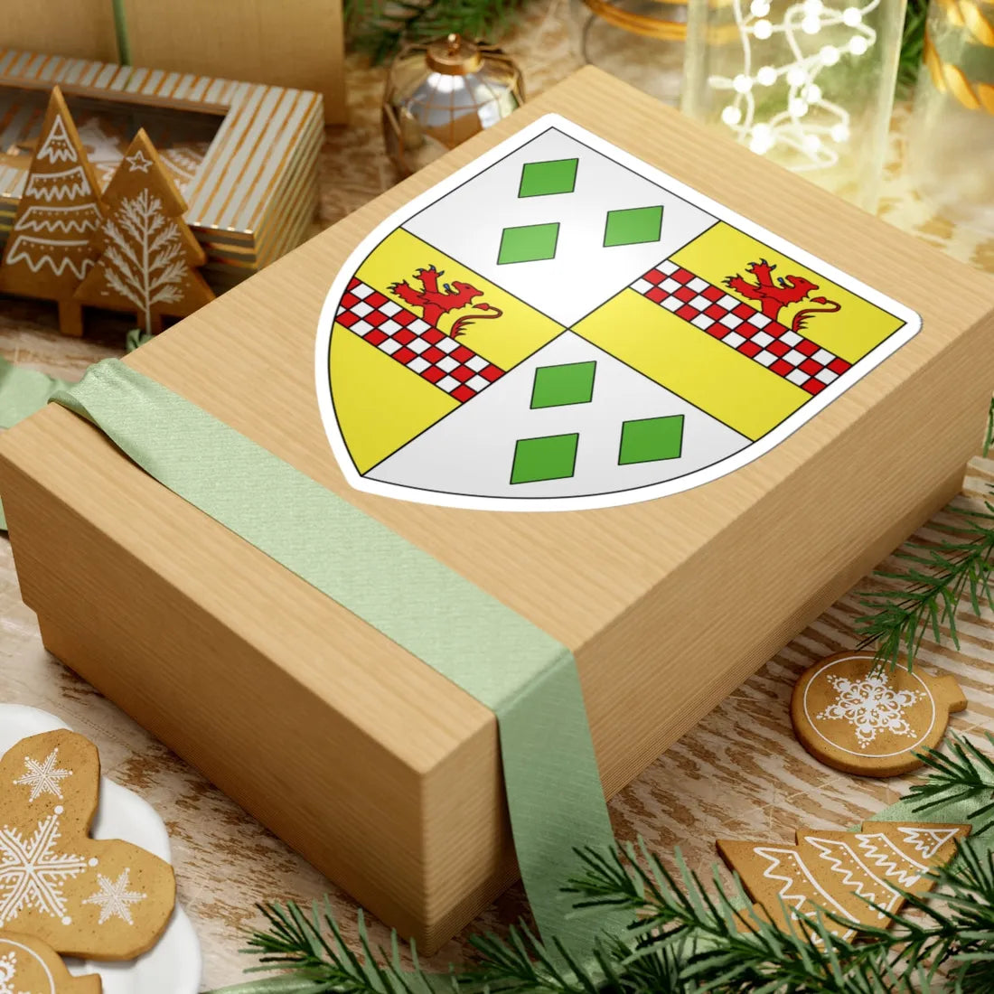 Armoiries de Presseux 2 (Belgium) (Coat of Arms) STICKER Vinyl Kiss-Cut Decal - The Sticker Space