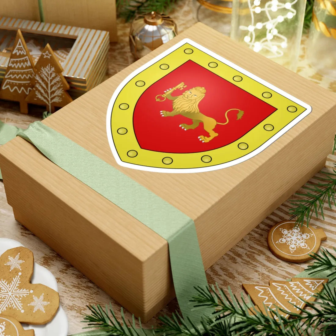 Armoiries de Québec 1833-1949 (Canada) (Coat of Arms) STICKER Vinyl Kiss-Cut Decal - The Sticker Space