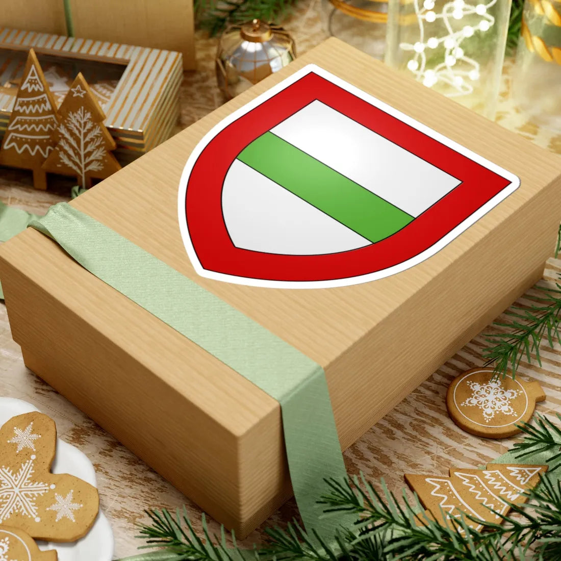 Armoiries de Rathsamhausen (Luxembourg) (Coat of Arms) STICKER Vinyl Kiss-Cut Decal - The Sticker Space