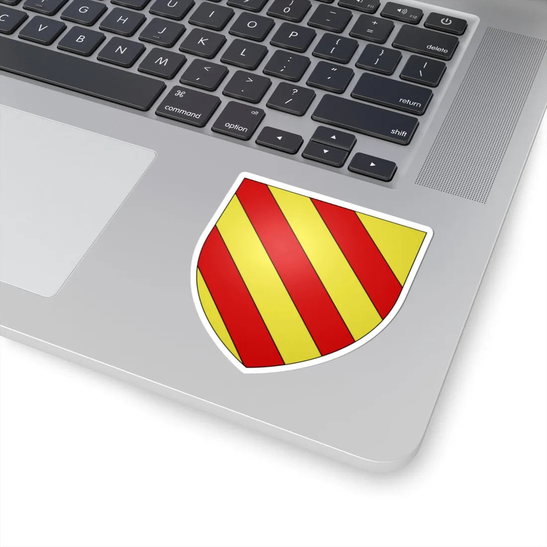 Armoiries de Rossignol (Belgium) (Coat of Arms) STICKER Vinyl Kiss-Cut Decal - The Sticker Space