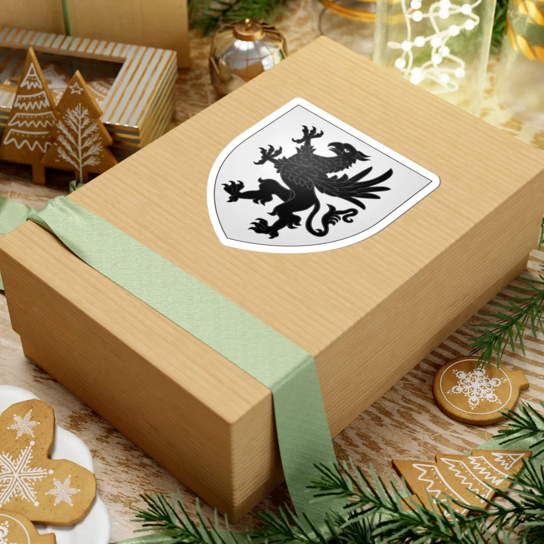 Armoiries de Sanem 3 (Luxembourg) (Coat of Arms) STICKER Vinyl Kiss-Cut Decal - The Sticker Space