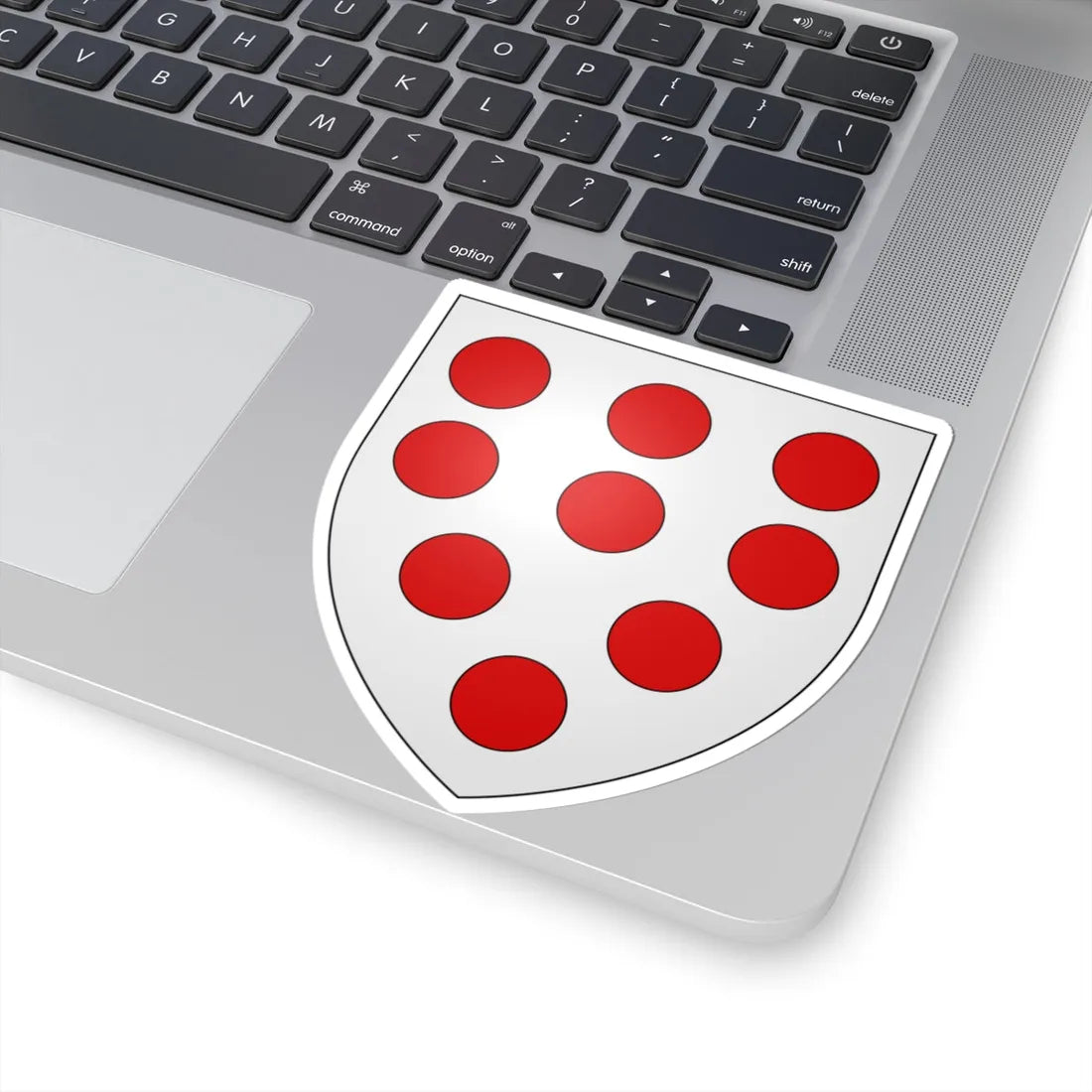 Armoiries de Schoonvorst (Luxembourg) (Coat of Arms) STICKER Vinyl Kiss-Cut Decal - The Sticker Space