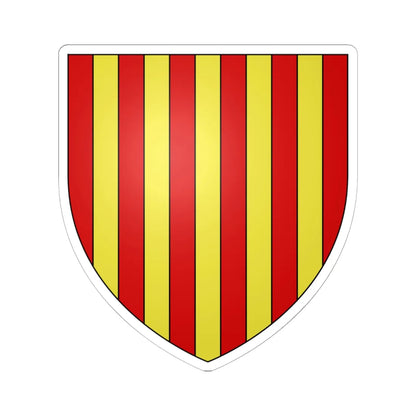 Armoiries de Strassen 1 (Luxembourg) (Coat of Arms) STICKER Vinyl Kiss-Cut Decal 6 Inch White - The Sticker Space