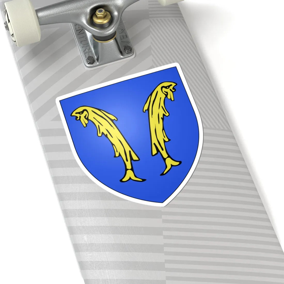 Armoiries de Vaulx 2 (Belgium) (Coat of Arms) STICKER Vinyl Kiss-Cut Decal - The Sticker Space