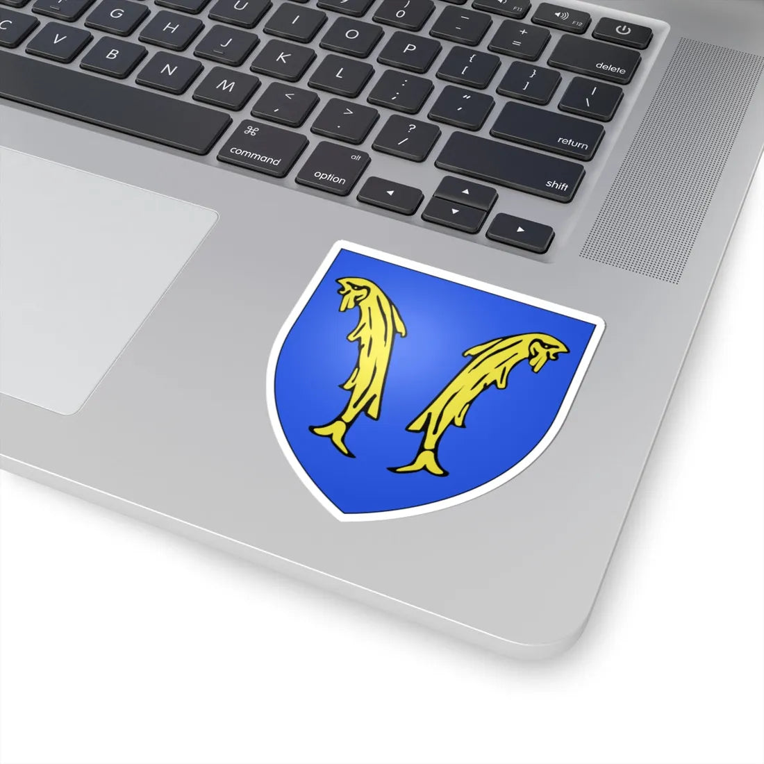 Armoiries de Vaulx 2 (Belgium) (Coat of Arms) STICKER Vinyl Kiss-Cut Decal - The Sticker Space